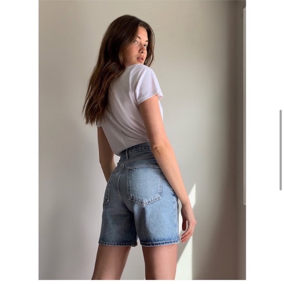 Mint Condition Agolde Criss Cross shorts Momentum, 32, $120 - Picture 2 of 6